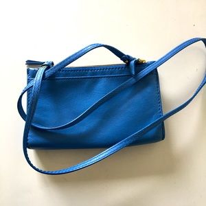 Blue Leather Fossil Purse
